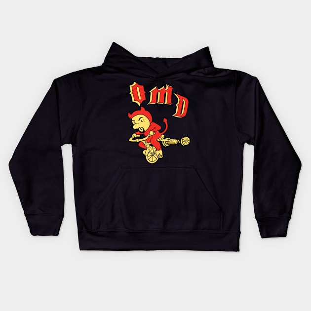 Devil in trouble Kids Hoodie by teejaya